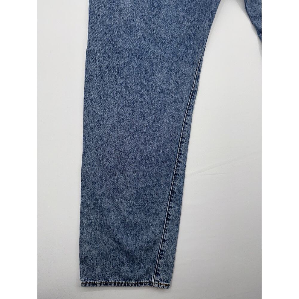 Levi's 505 Mens Jeans 36x32 Medium Wash Blue Regular Fit Straight Leg Denim - Picture 7 of 11